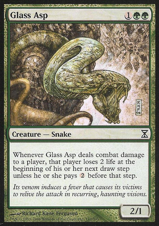 Glass Asp (Time Spiral) Light Play Foil