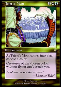 Teferi's Moat (Invasion) Near Mint Foil