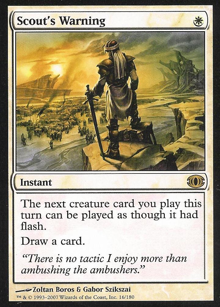 Scout's Warning (Futuresight) Near Mint