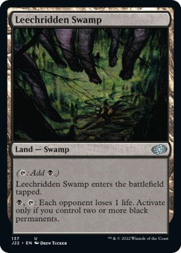 Leechridden Swamp (Jumpstart 2022) Near Mint
