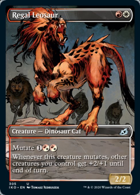 Regal Leosaur (Showcase) (Ikoria: Lair of Behemoths) Near Mint Foil