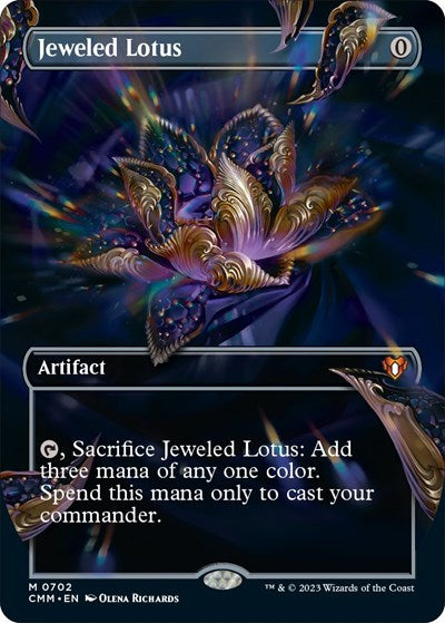 Jeweled Lotus (Borderless) (Commander Masters) Near Mint