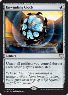 Unwinding Clock (Commander 2018) Near Mint