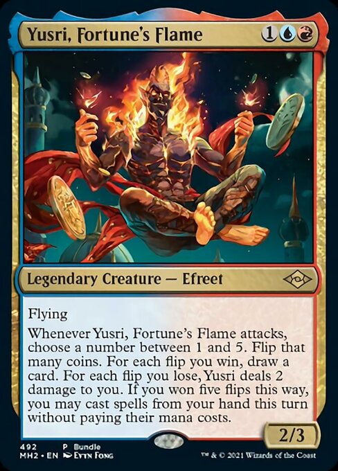 Yusri, Fortune's Flame (Bundle Promo) (Modern Horizons 2) Near Mint