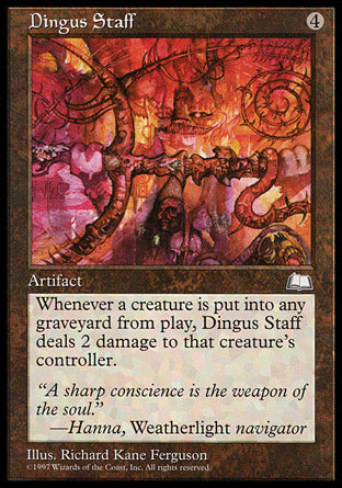Dingus Staff (Weatherlight) Near Mint