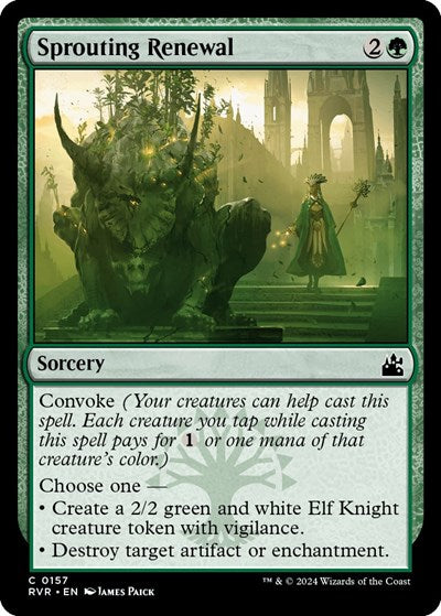 Sprouting Renewal (Ravnica Remastered) Near Mint