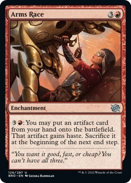 Arms Race (The Brothers' War) Near Mint Foil