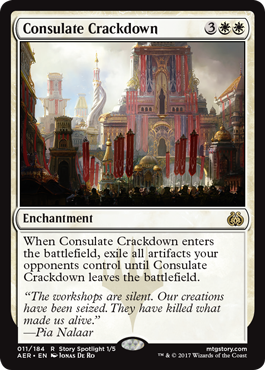 Consulate Crackdown (Aether Revolt) Near Mint Foil
