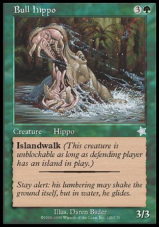 Bull Hippo (Starter 1999) Near Mint