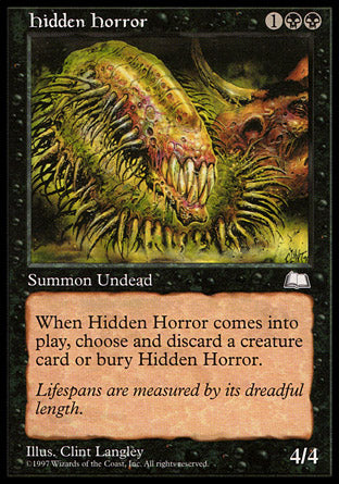 Hidden Horror (Weatherlight) Good