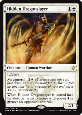 Hidden Dragonslayer (Dragons of Tarkir) Near Mint