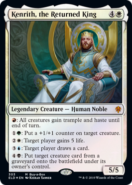 Kenrith, the Returned King (Throne of Eldraine) Near Mint Foil