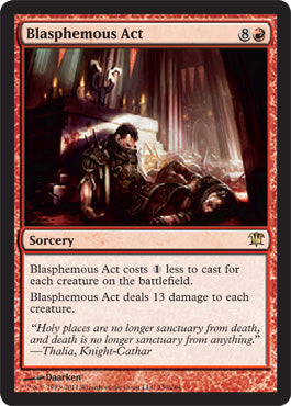 Blasphemous Act (Innistrad) Near Mint Foil