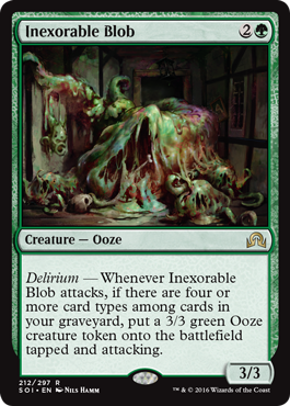 Inexorable Blob (Shadows Over Innistrad) Near Mint Foil
