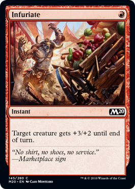 Infuriate (Magic 2020 Core Set) Near Mint