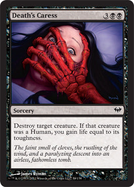 Death's Caress (Dark Ascension) Near Mint Foil
