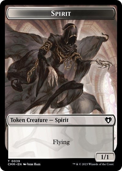 Spirit Token (0039) (Commander Masters) Near Mint