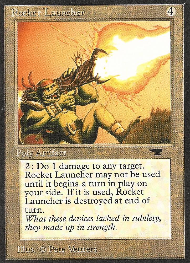 Rocket Launcher (Antiquities) Light Play