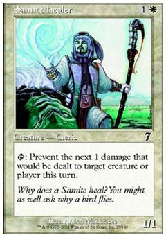 Samite Healer (7th Edition) Light Play