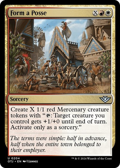 Form a Posse (Outlaws of Thunder Junction) Near Mint