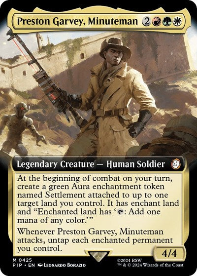 Preston Garvey, Minuteman (Extended Art) (Universes Beyond: Fallout) Near Mint