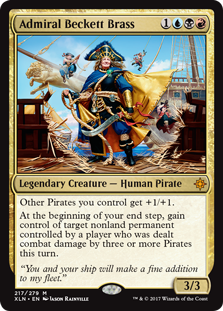 Admiral Beckett Brass (Ixalan) Near Mint
