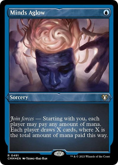 Minds Aglow (Foil Etched) (Commander Masters) Near Mint