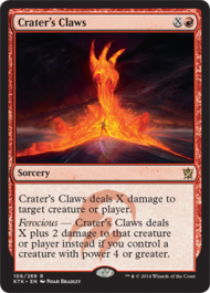 Crater's Claws (Khans of Tarkir) Near Mint