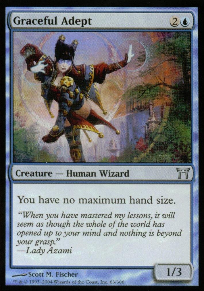 Graceful Adept (Champions of Kamigawa) Near Mint Foil