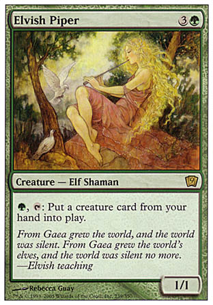 Elvish Piper (9th Edition) Near Mint Foil
