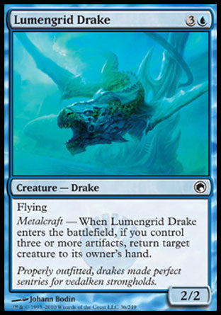 Lumengrid Drake (Scars of Mirrodin) Near Mint Foil