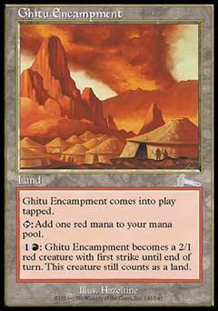 Ghitu Encampment (Urza's Legacy) Light Play Foil