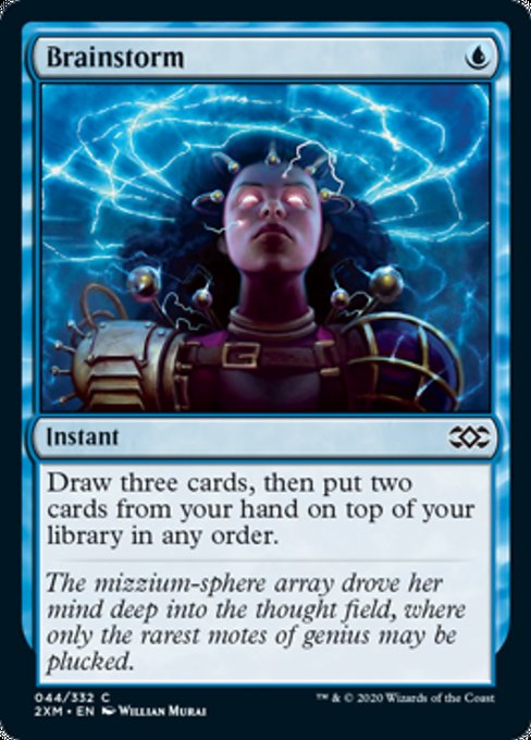 Brainstorm (Double Masters) Near Mint Foil