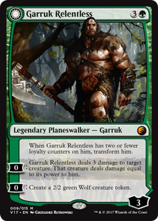 Garruk Relentless (From the Vault: Transform) Near Mint Foil