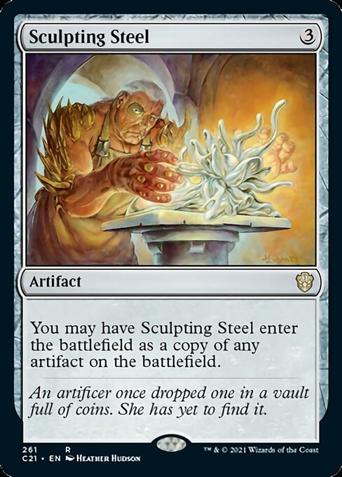 Sculpting Steel (Commander 2021 Strixhaven) Near Mint