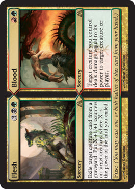 Flesh / Blood (Dragon's Maze) Near Mint Foil