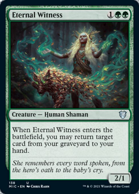 Eternal Witness (Commander 2021 Midnight Hunt) Near Mint