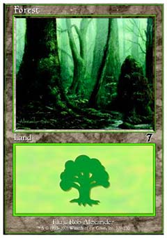 Forest (328) (7th Edition) Light Play