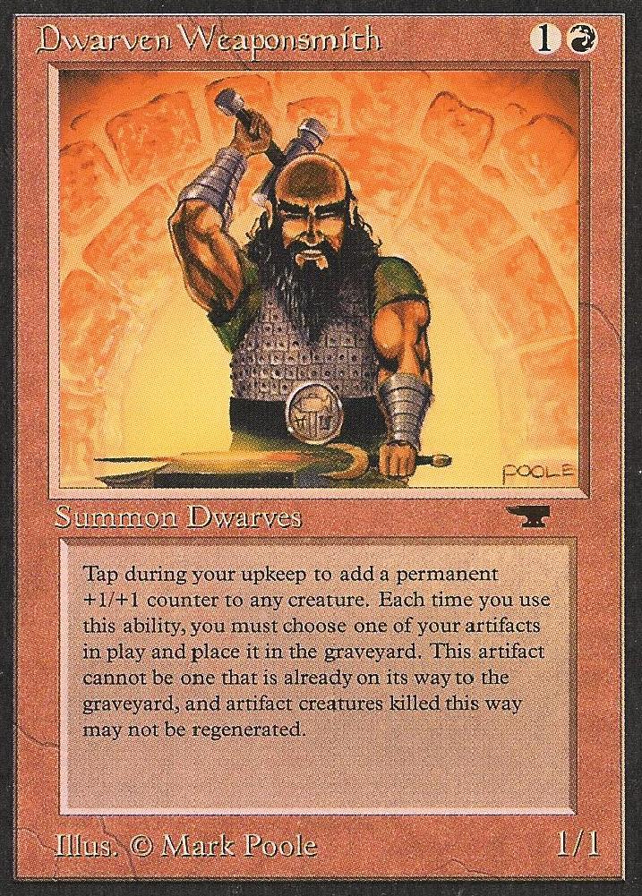 Dwarven Weaponsmith (Antiquities) Near Mint