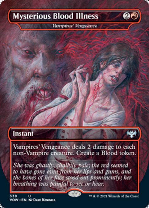 Mysterious Blood Illness (Innistrad: Crimson Vow) Near Mint Foil