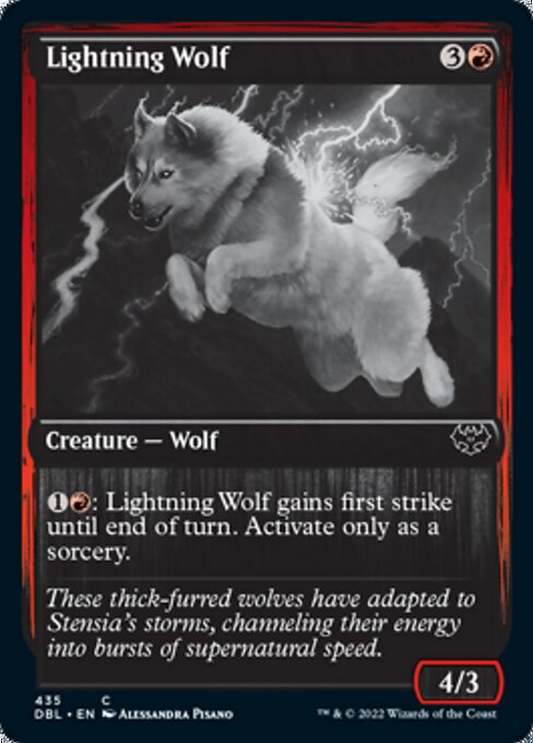 Lightning Wolf (Innistrad: Double Feature) Near Mint Foil