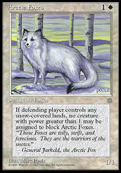 Arctic Foxes (Ice Age) Near Mint