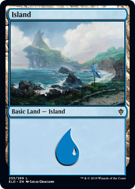 Island (255) (Throne of Eldraine) Near Mint