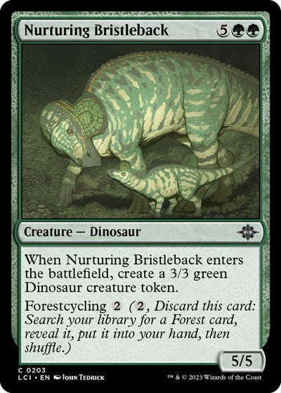 Nurturing Bristleback (The Lost Caverns of Ixalan) Near Mint