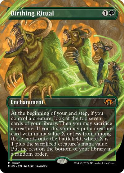 Birthing Ritual (Borderless) (Modern Horizons 3) Near Mint