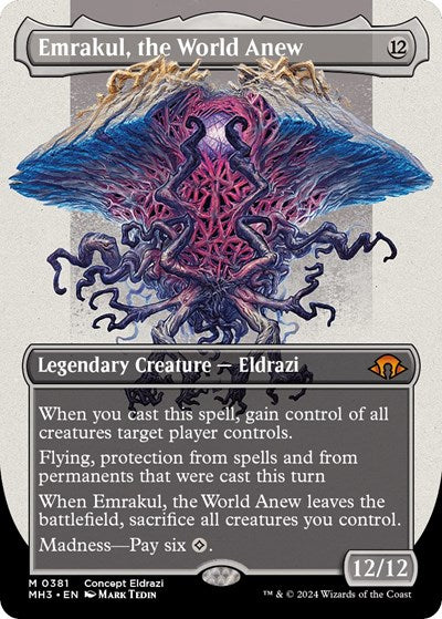 Emrakul, the World Anew (Borderless) (Modern Horizons 3) Near Mint