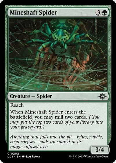 Mineshaft Spider (The Lost Caverns of Ixalan) Near Mint