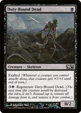 Duty-Bound Dead (Magic 2013 Core Set) Near Mint