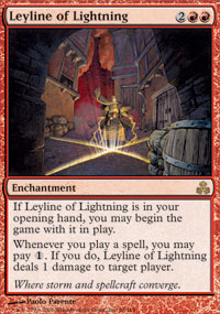 Leyline of Lightning (Guildpact) Near Mint Russian