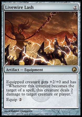 Livewire Lash (Scars of Mirrodin) Near Mint Foil